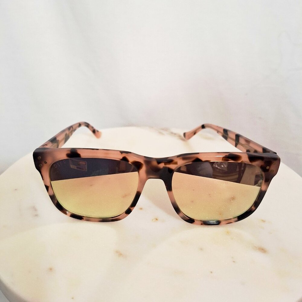DIFF Eyewear SICILY Mirror Tortoise Sunglasses X … - image 2